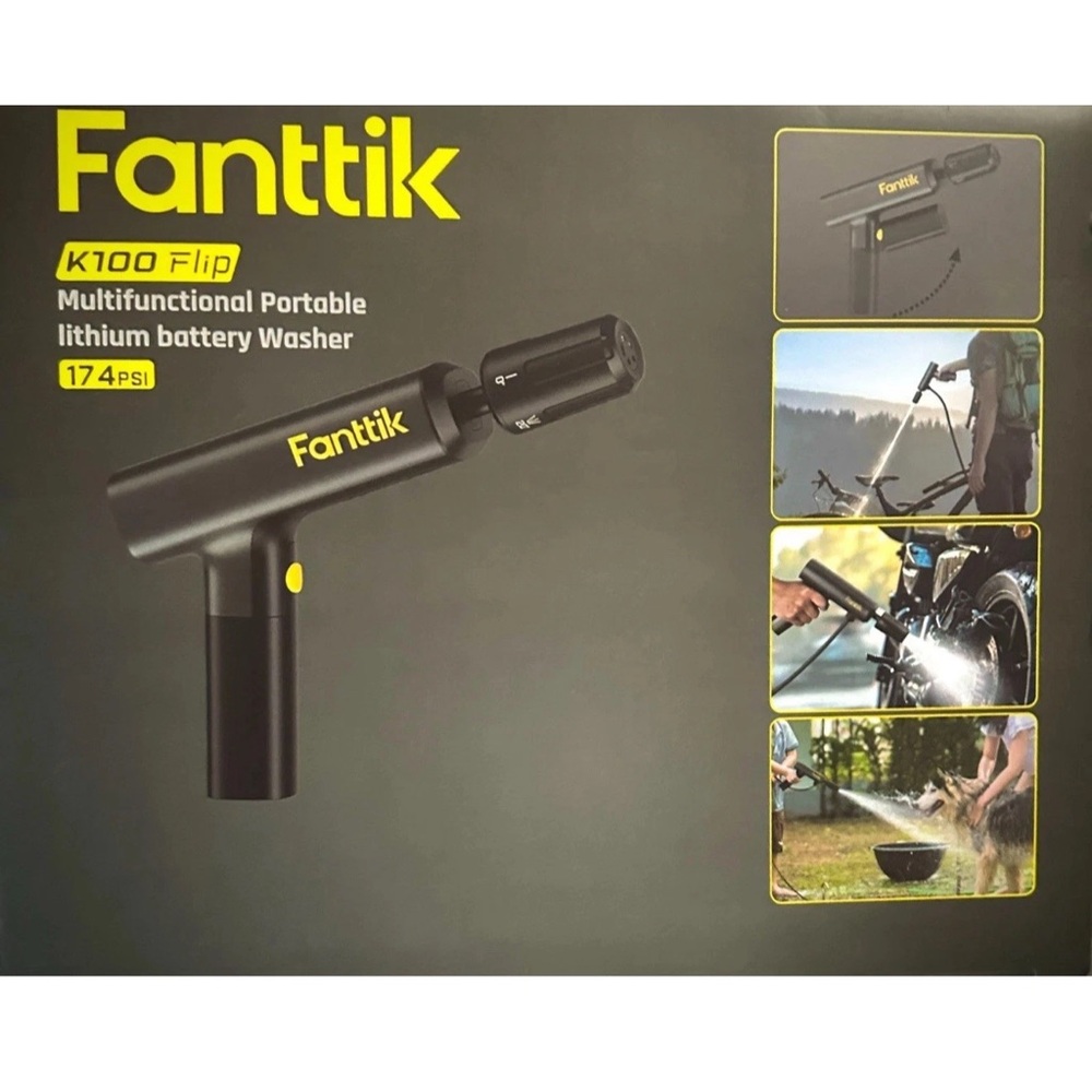 NIB Fanttik NB8 cordless power washer k100 flip
